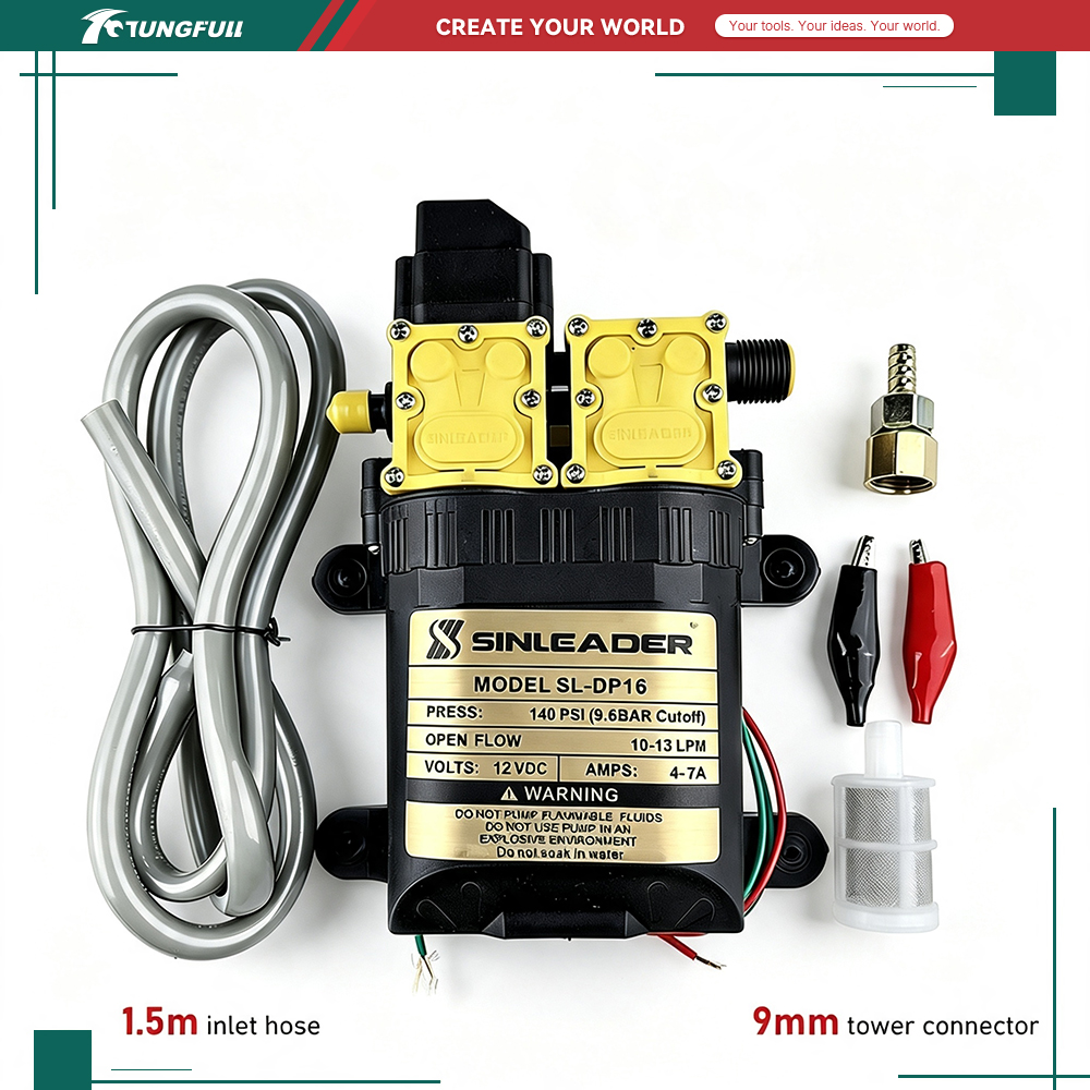 Farming Pump For Agriculture - DC12V High Pressure Dual Core Diaphragm