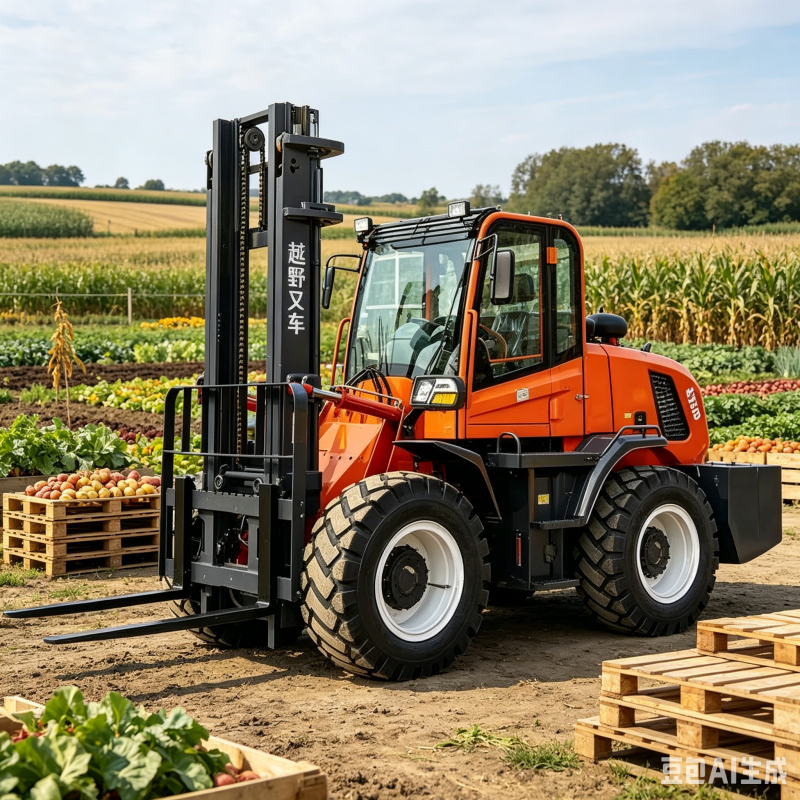 Farming Africa - Heavy Lifting Electric Off Road Forklift