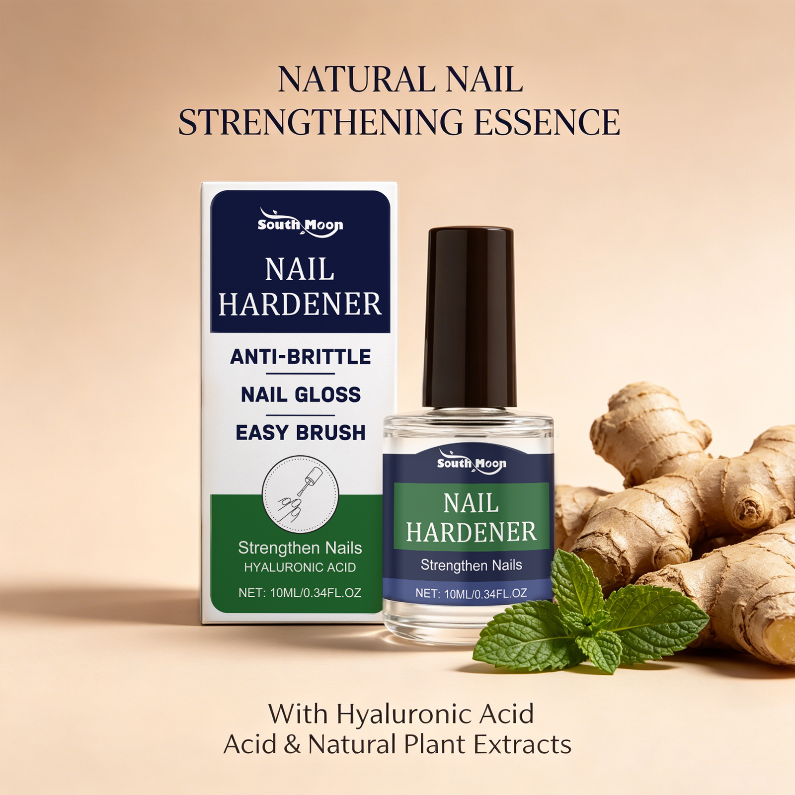 Plant Growth Regulator - Hyaluronic Acid Nail Hardener Repair Brittle