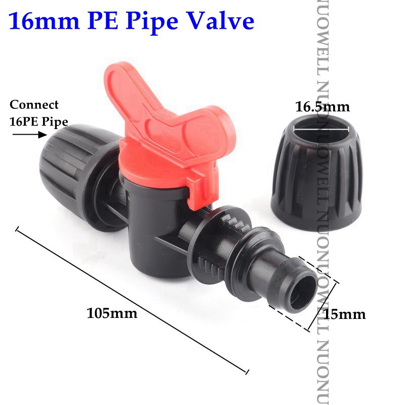 2pcs New 16mm LDPE Pipe Connec - Farming Pipe For Agriculture reseña y precio