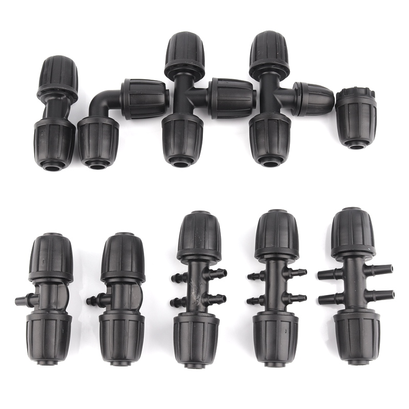 2pcs New 16mm LDPE Pipe Connec - Farming Pipe For Agriculture reseña y precio