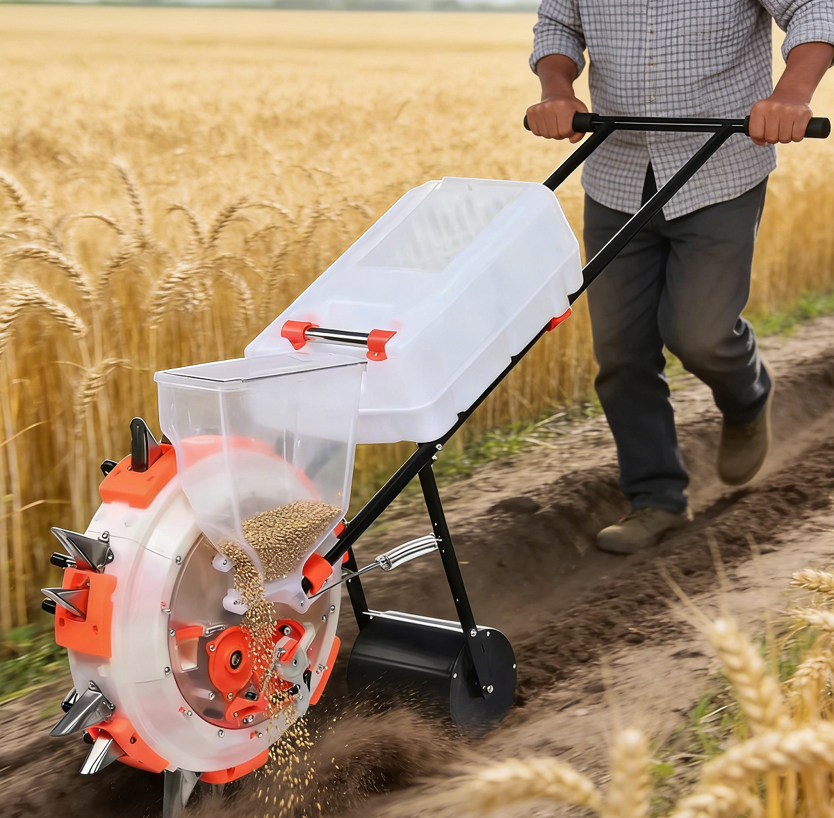 Hand Push Manual Seeder - Manu - Manual Seeder Hand reseña y precio