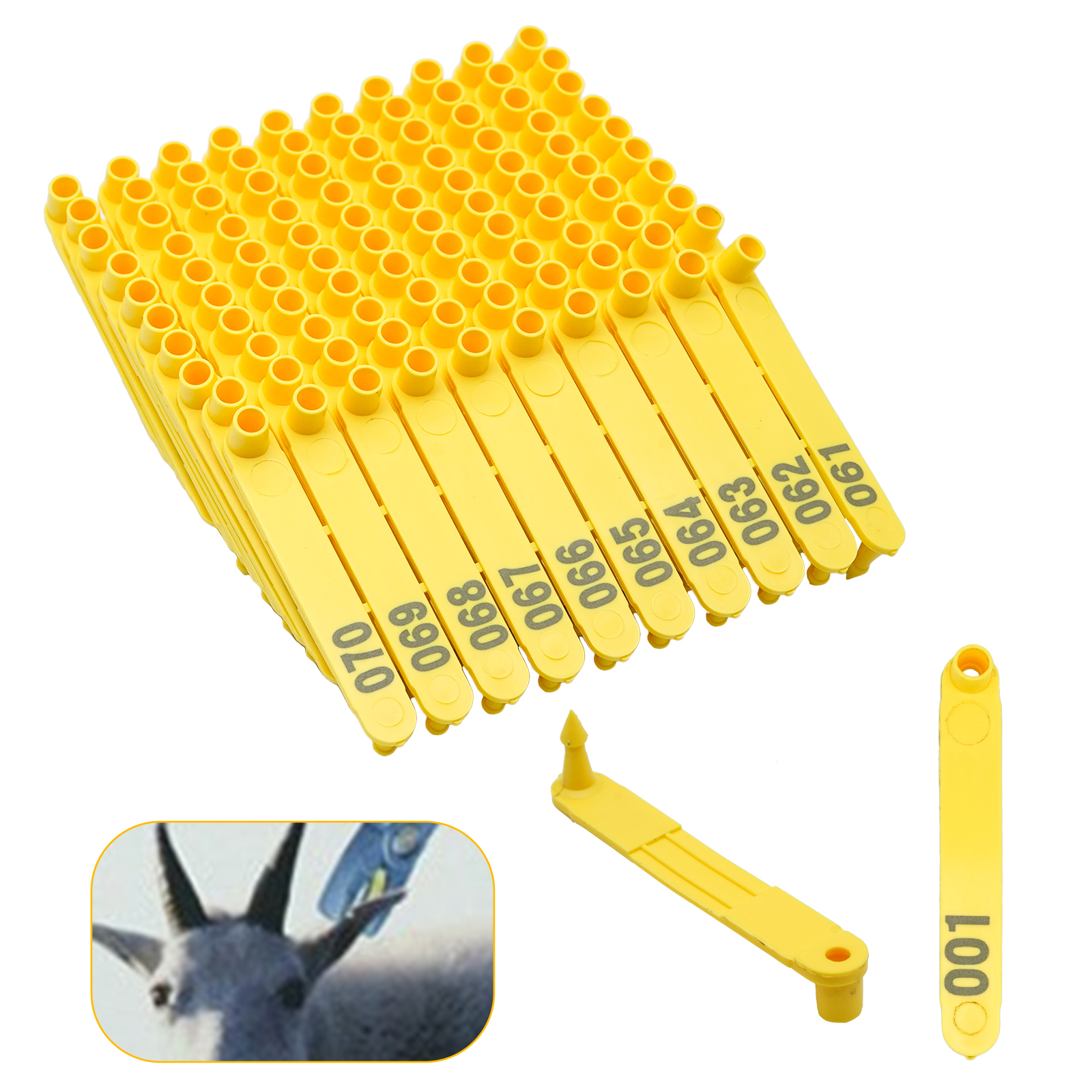 100pcs Sheep Ear Tags Livestoc - Livestock Ear Tag reseña y precio