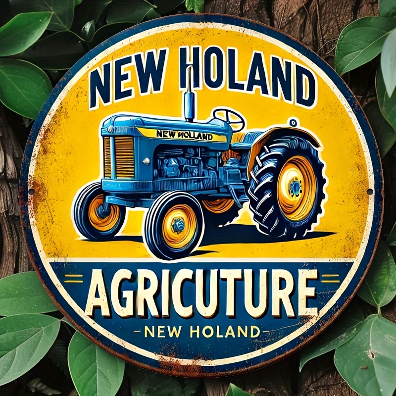 Wooden Sign New Holland Agricu - Agriculture Farm House reseña y precio