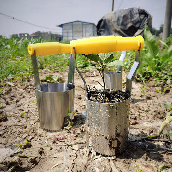 Stainless steel seedling trans - Vegetable Transplanter reseña y precio