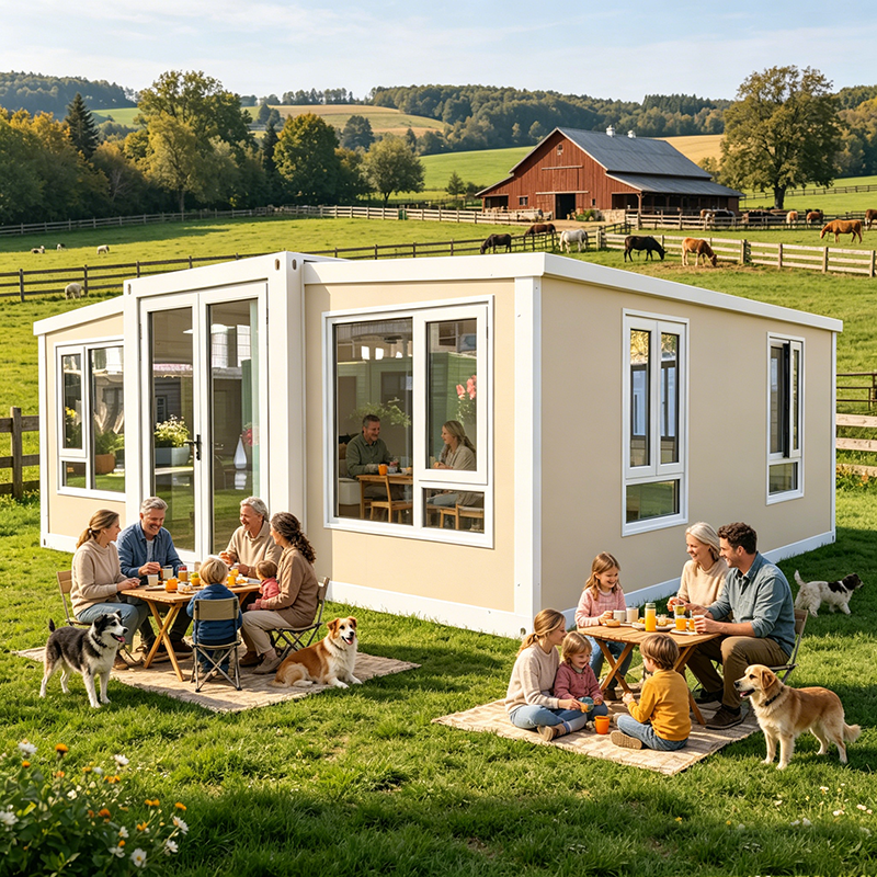 Vineyard Use Foldable Prefab C - Agriculture Farm House reseña y precio