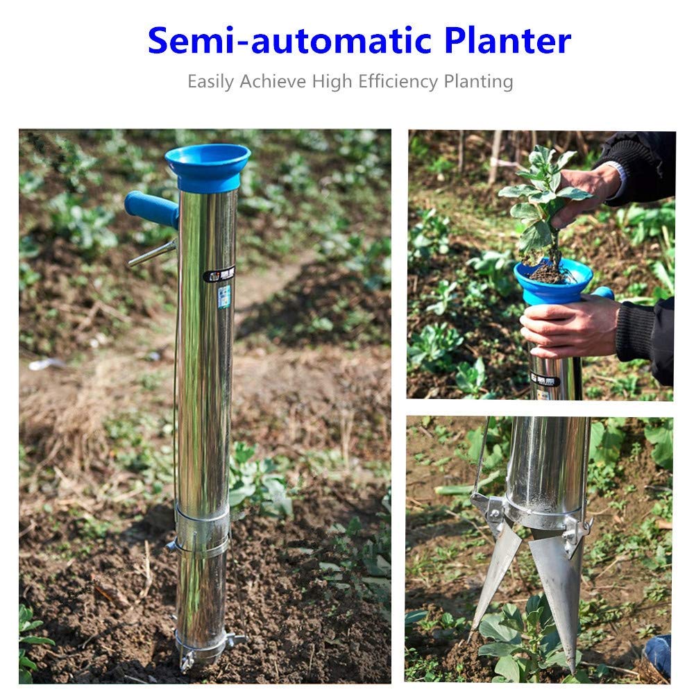 Stainless Steel Manual Seedlin - Vegetable Transplanter reseña y precio