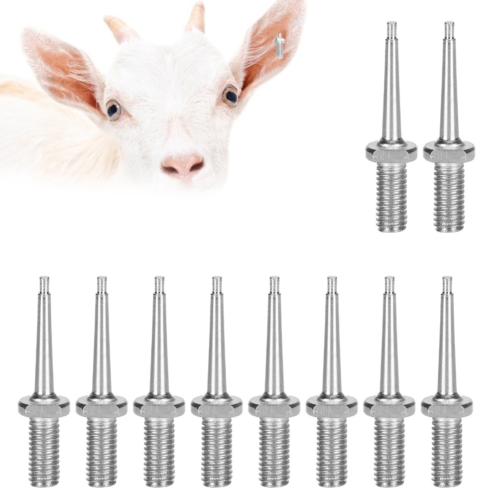 10Pcs Practical Stainless Stee - Livestock Ear Tag reseña y precio