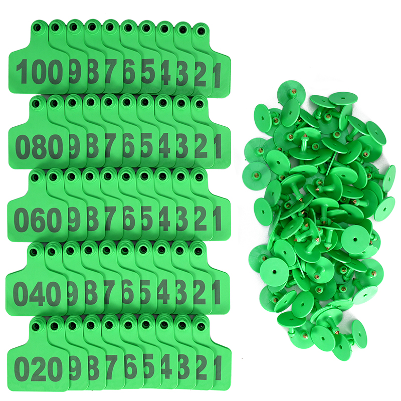 100 Pcs Animal identification  - Livestock Ear Tag reseña y precio