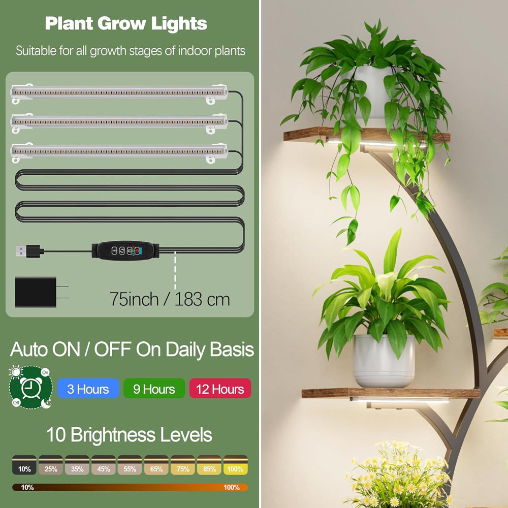 Indoor Led Plant Grow Light Wi - Plant Growth Regulator reseña y precio