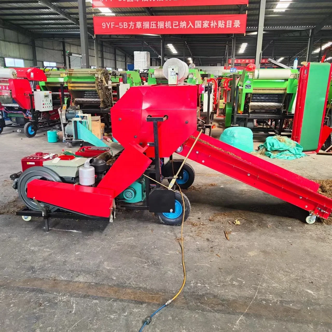 Dieel Automatic Hay Pto Grass  - Silage Baler Machine reseña y precio