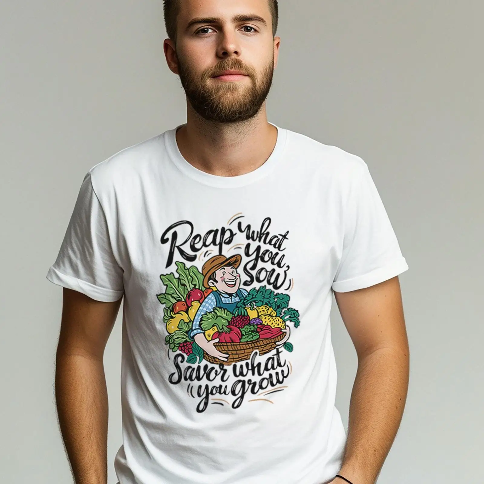 Farmer's Harvest T Shirt Veggi - Sustainable Agriculture/Farming reseña y precio