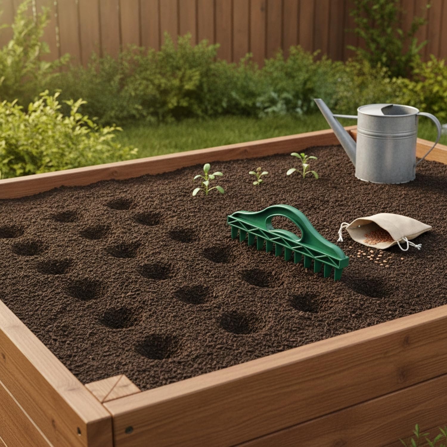 Manual Seed Spacing Tool with  - Manual Seeder Hand reseña y precio