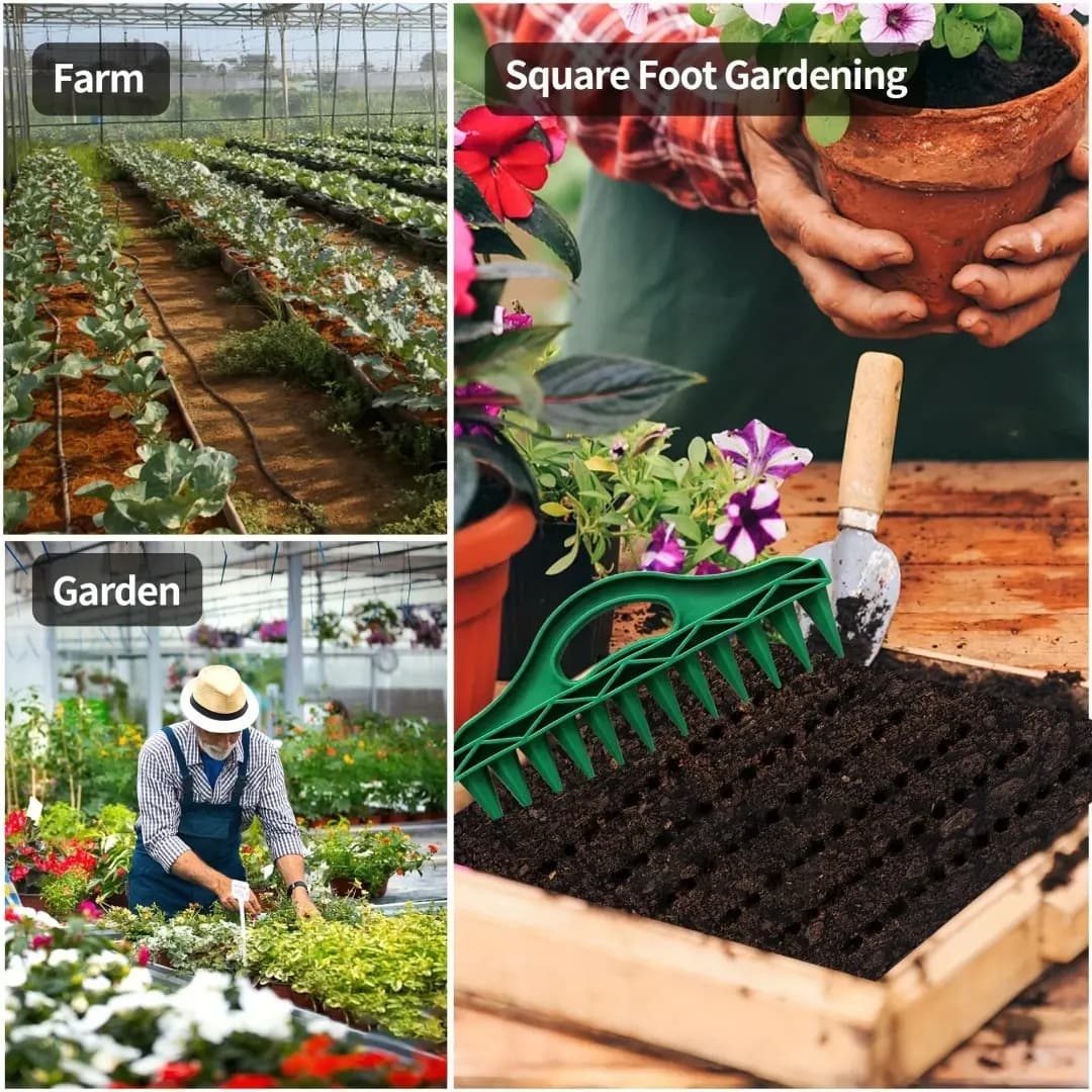 Manual Seed Spacing Tool with  - Manual Seeder Hand reseña y precio