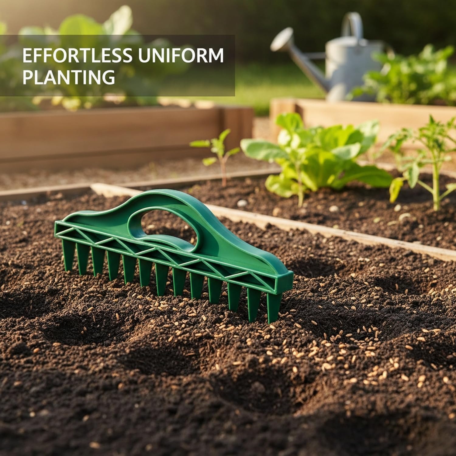 Manual Seed Spacing Tool with  - Manual Seeder Hand reseña y precio
