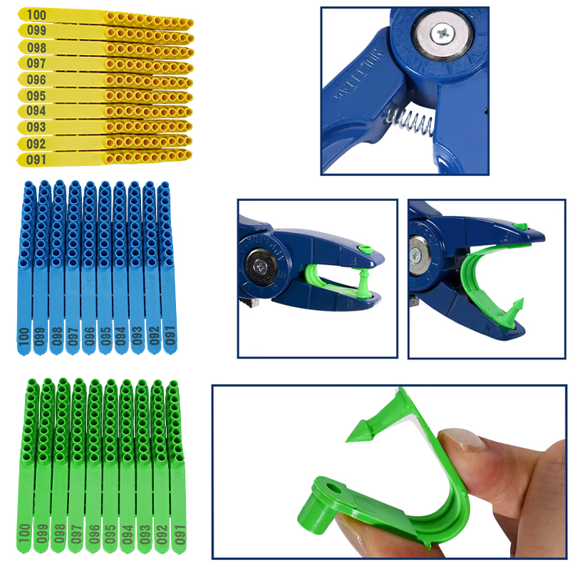 100pcs Integrated Sheep Ear Ta - Livestock Ear Tag reseña y precio