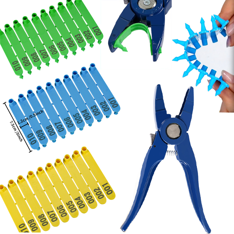 100pcs Integrated Sheep Ear Ta - Livestock Ear Tag reseña y precio