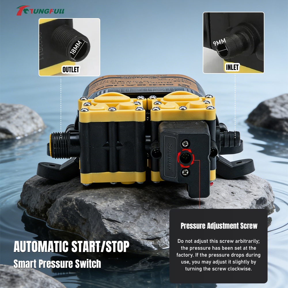 DC12V High Pressure Dual Core  - Farming Pump For Agriculture reseña y precio