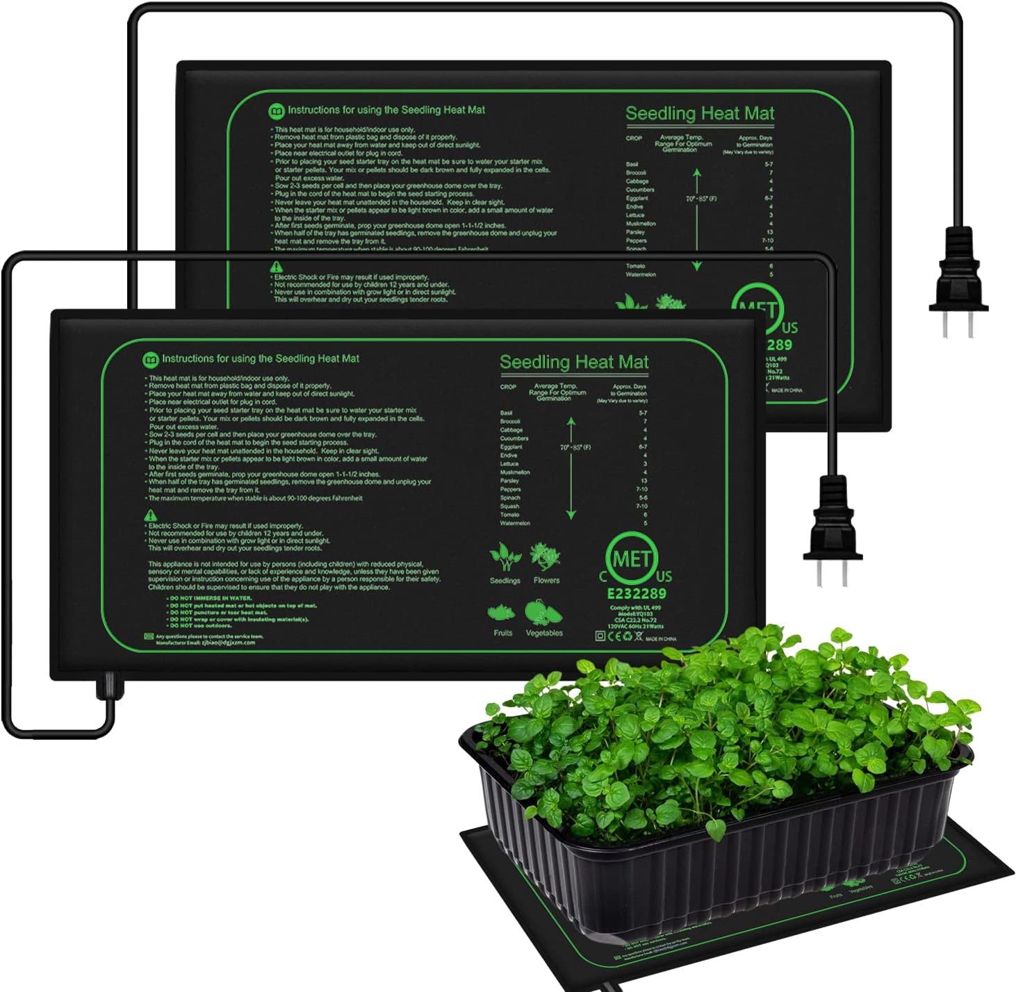 10/25/50CM Seedling Heat Mat I - Plant Growth Regulator reseña y precio