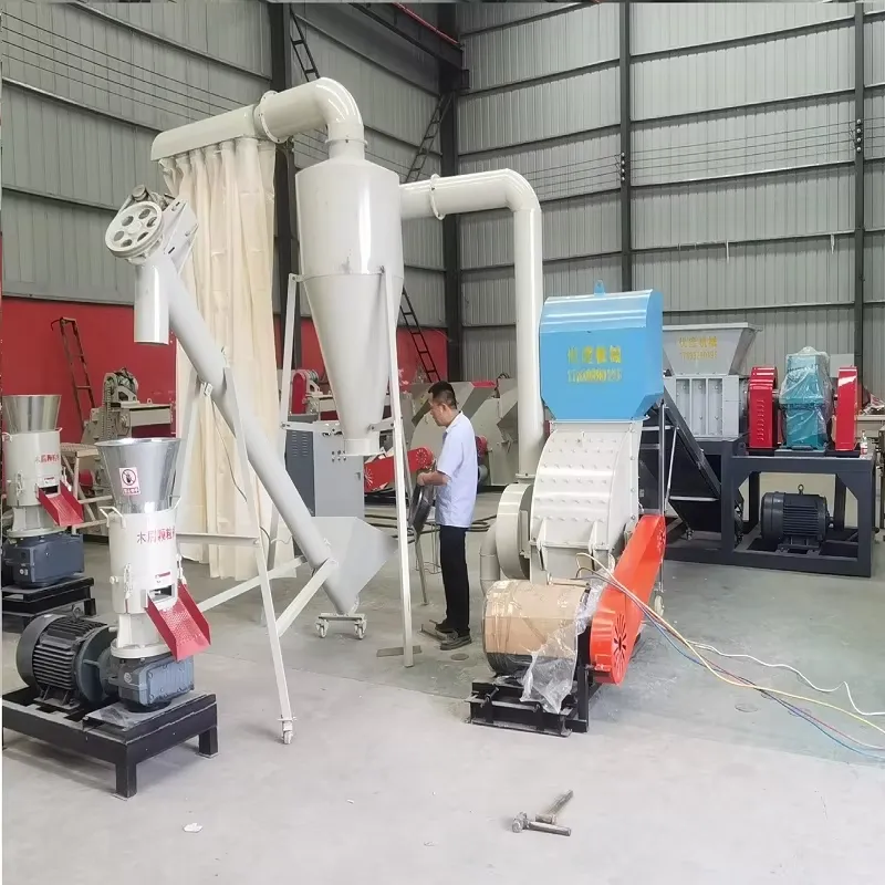Wood Crusher Briquette Pressin - Wood Pellet Making Machine reseña y precio