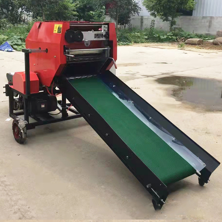 Optional Internal Combustion E - Silage Baler Machine reseña y precio