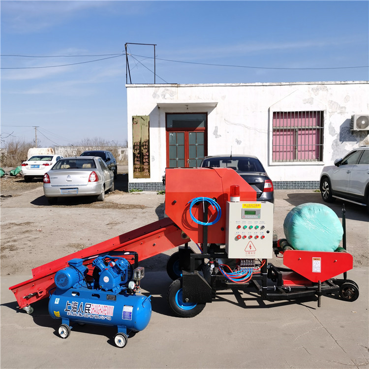 Optional Internal Combustion E - Silage Baler Machine reseña y precio