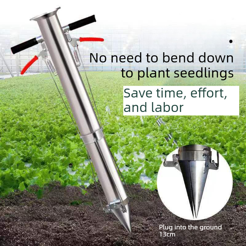 Hand Stainless Steel Seedling  - Manual Seeder Hand reseña y precio