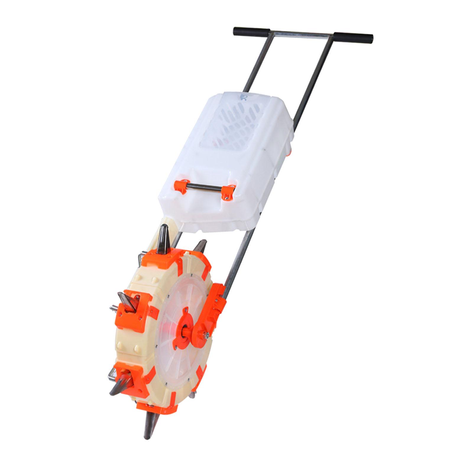 Hand Push Seeder Fertilizer, C - Manual Seeder Hand reseña y precio