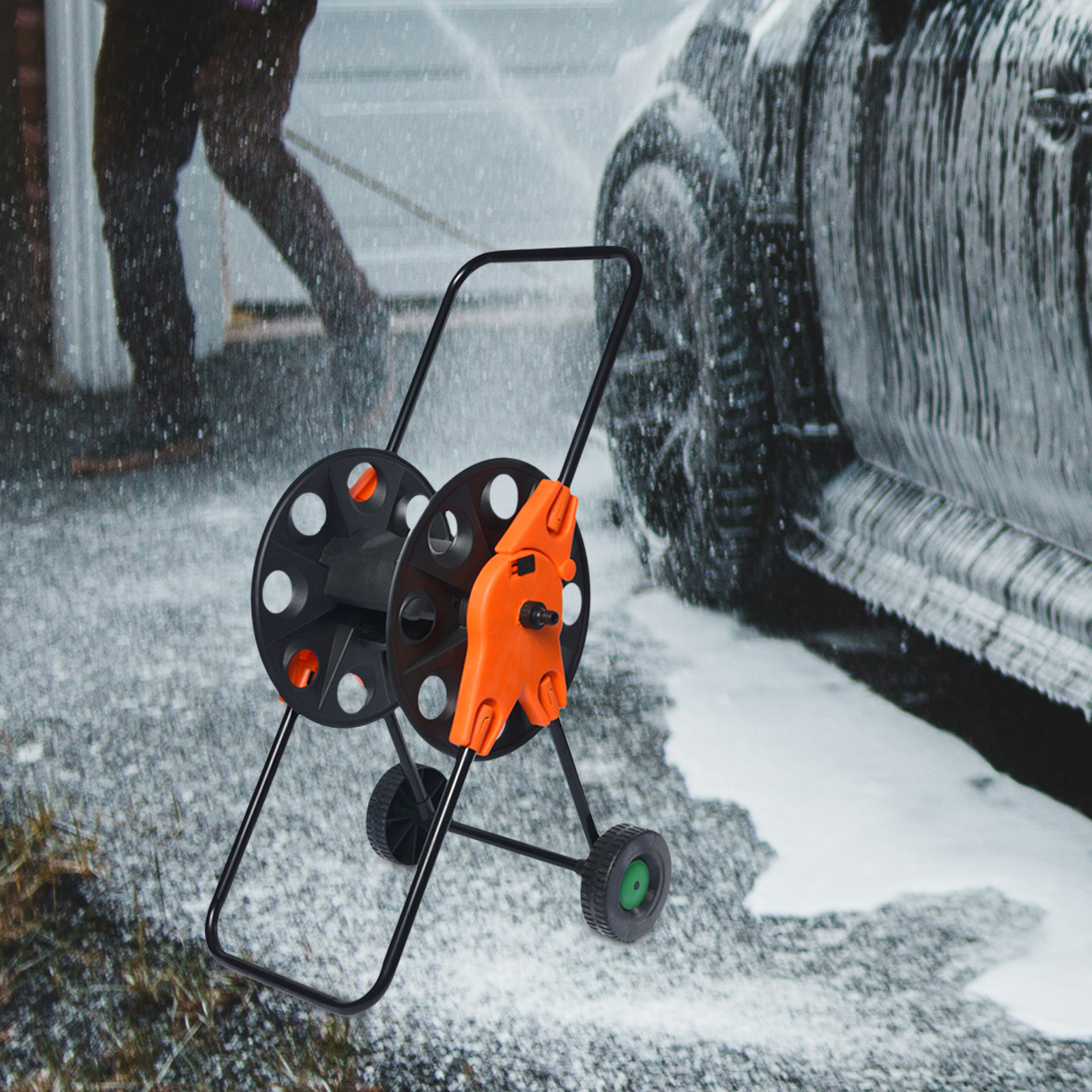 Hose Reel Cart Heavy Duty Hose - Farming Pipe For Agriculture reseña y precio