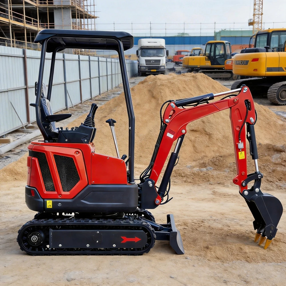 Mini Excavator For Constructio - Farming Agriculture Tools reseña y precio