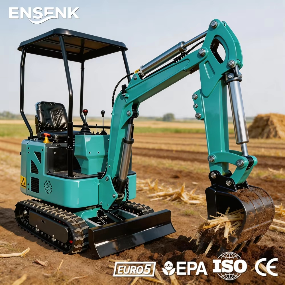 Mini Excavator For Constructio - Farming Agriculture Tools reseña y precio