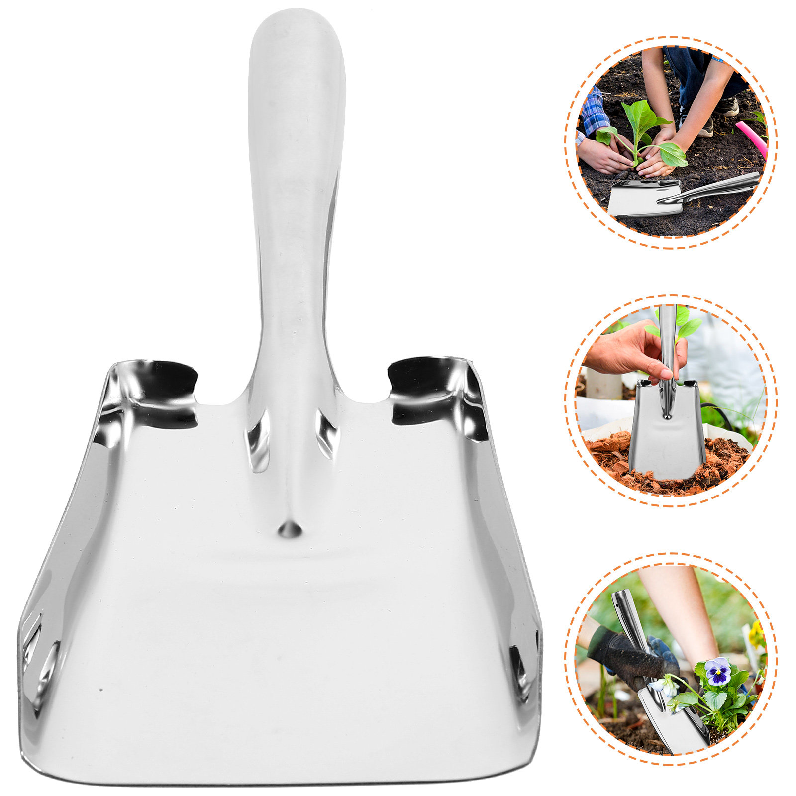 Thicken Stainless Steel Shovel - Vegetable Transplanter reseña y precio