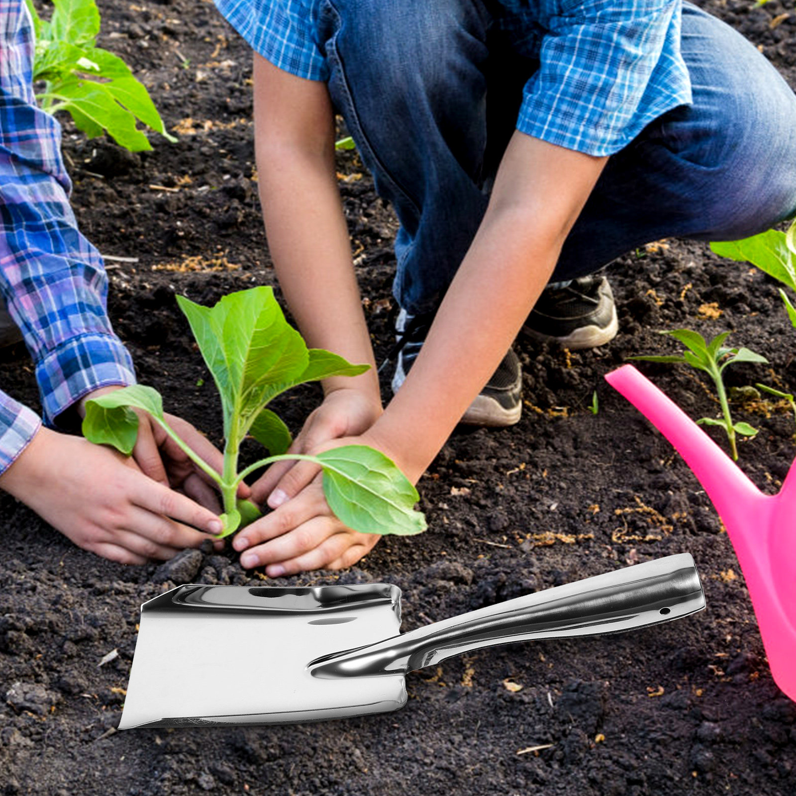 Thicken Stainless Steel Shovel - Vegetable Transplanter reseña y precio