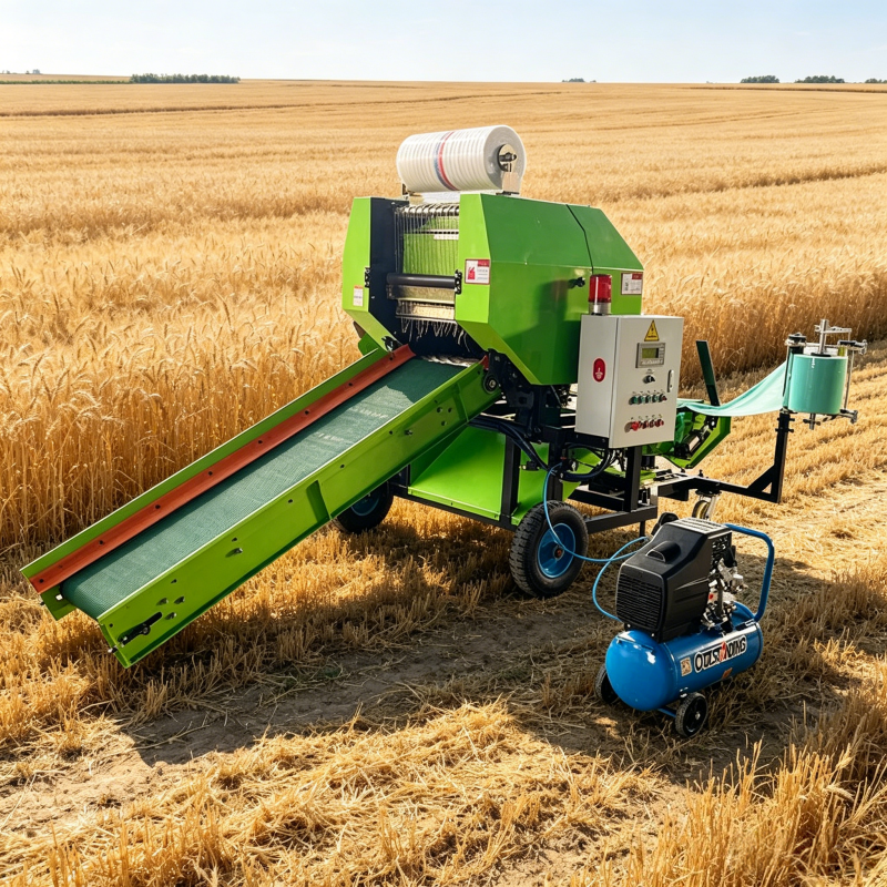 Farm Use Round Baler Machine S - Silage Baler Machine reseña y precio