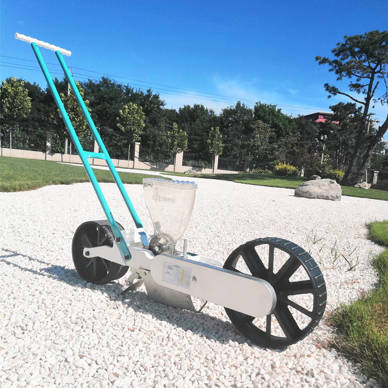 Single row hand push small man - Manual Seeder Hand reseña y precio