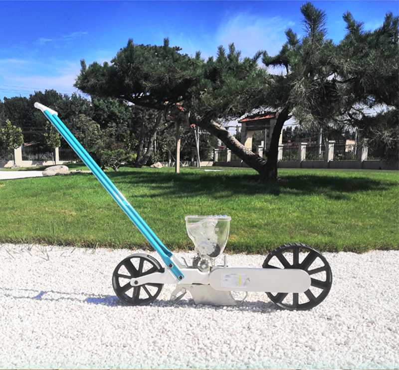 Single row hand push small man - Manual Seeder Hand reseña y precio