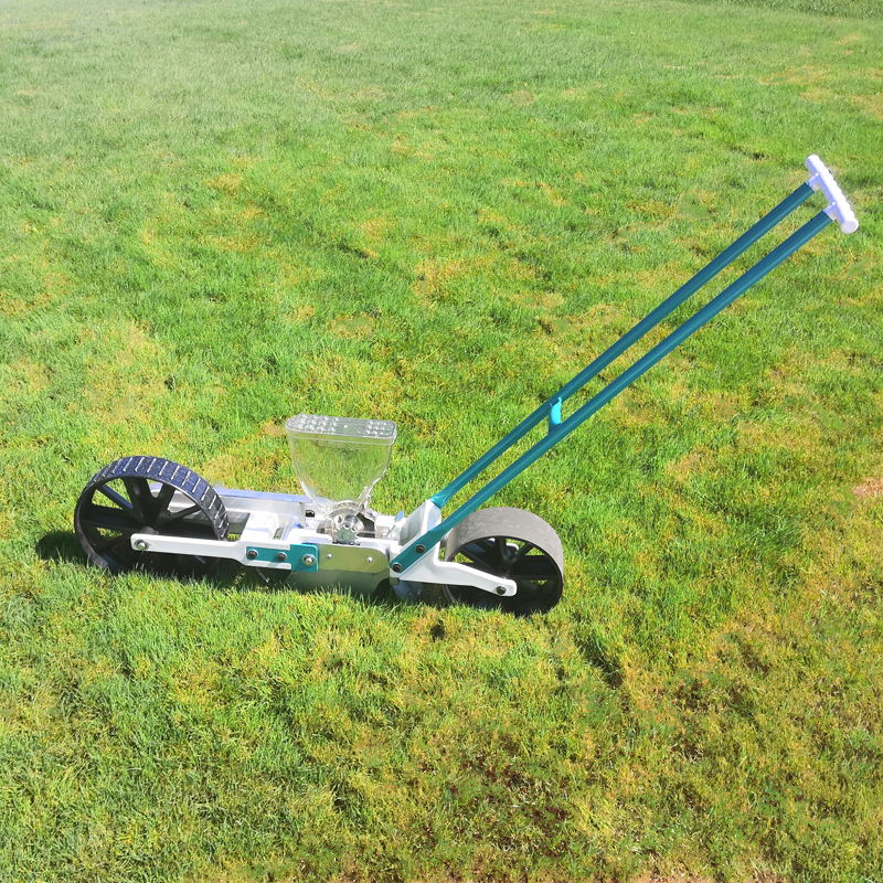 Single row hand push small man - Manual Seeder Hand reseña y precio
