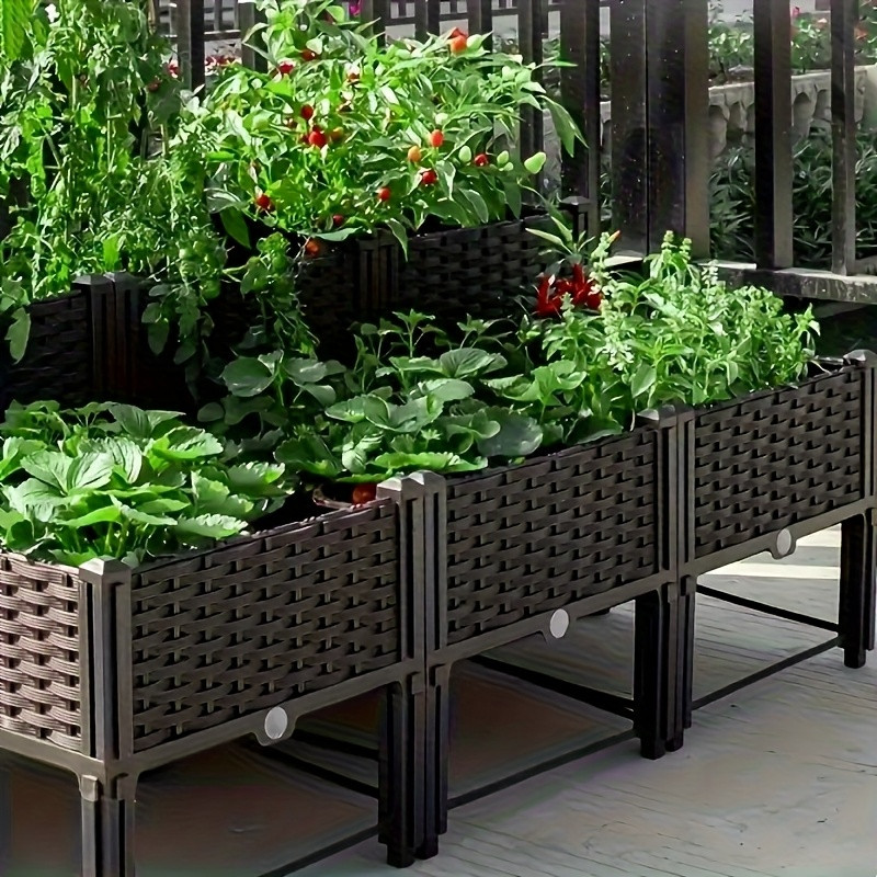 Garden Raised Bed, Elevated Fl - Vegetable Transplanter reseña y precio